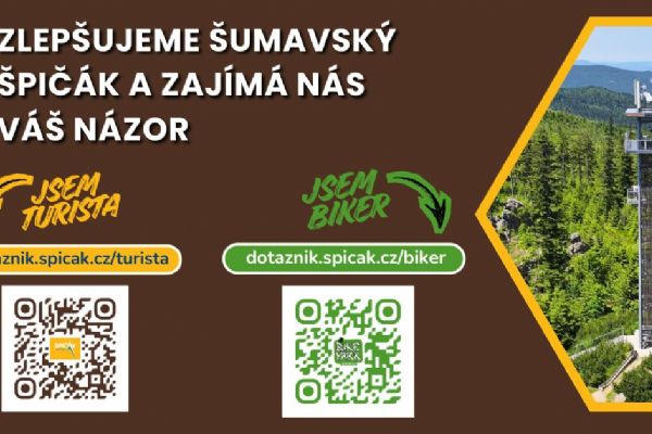 Zlepšujeme Šumavský Špičák a zajímá nás váš názor